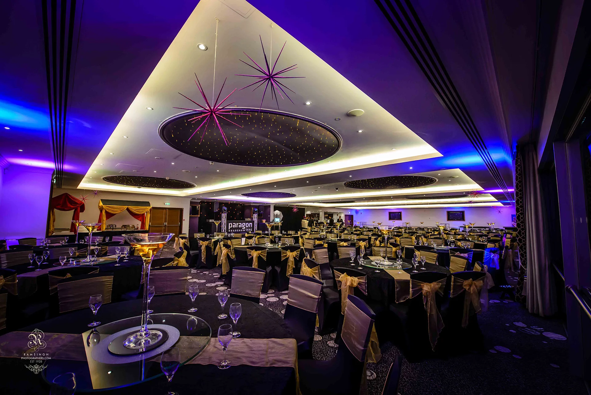 Riverside Venue prepared for an event