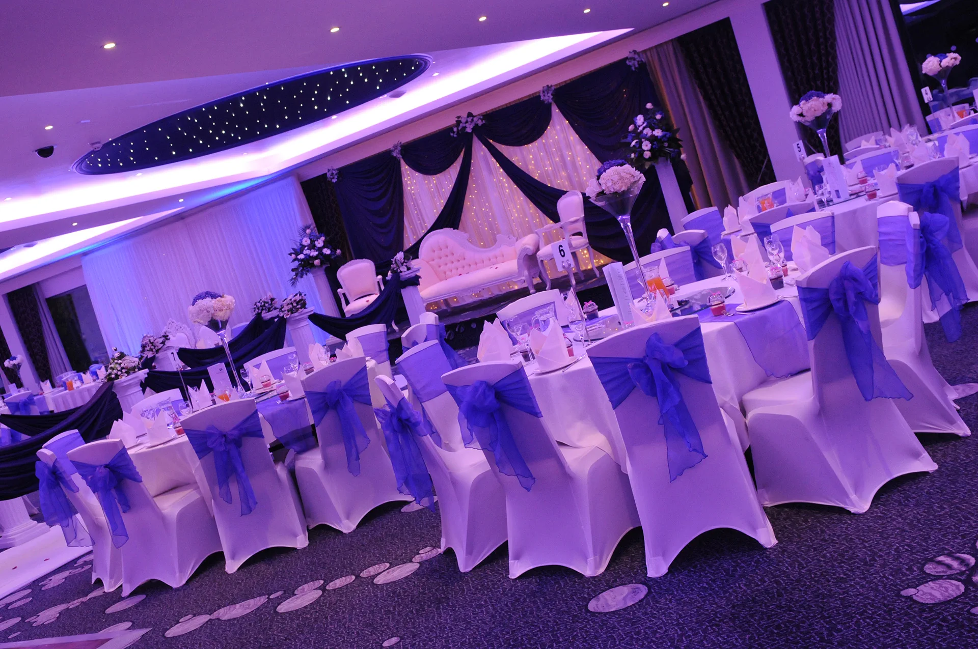 Wedding reception at Riverside Venue